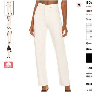 Agolde 90s Pinch Waist Jean